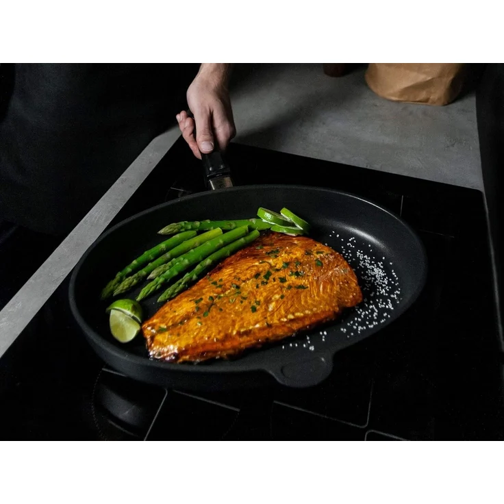 AMT 4127 Fischpfanne Aluminumguss 41 x 27 cm, Höhe 5 cm – Bild 5
