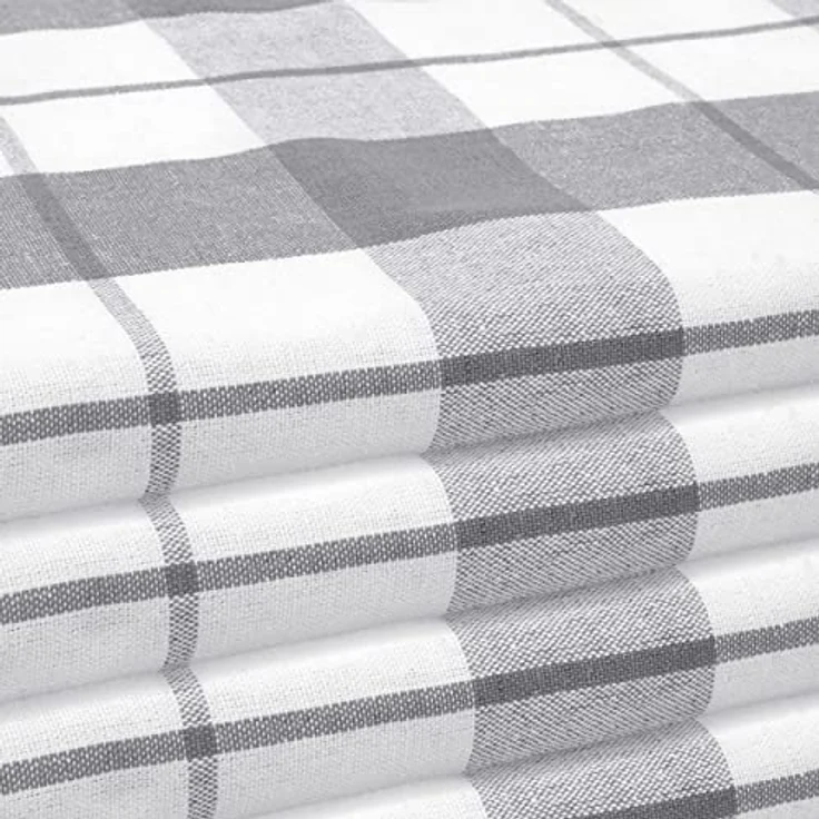 Hometex Premium Textiles Geschirrtuch 4er Set Geschirrtücher Grubentücher, Aus 100% Baumwolle, 50 x 70 cm, Extra saugfähig und schnell trocknend – Bild 3