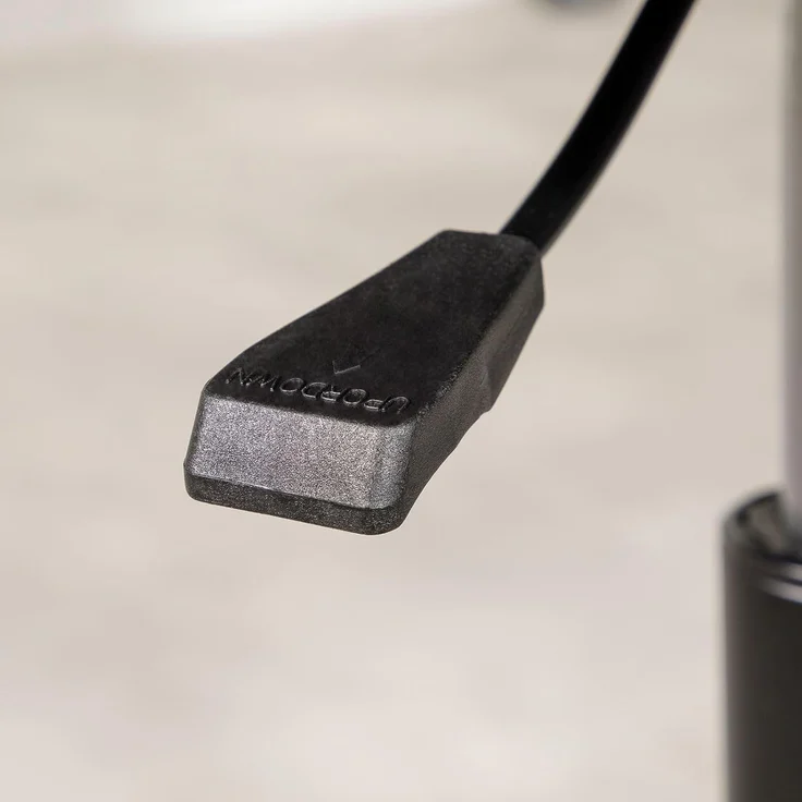 IDIMEX Drehstuhl YENGA, Ergonomischer Bürostuhl höhenverstellbar mit Stoffbezug – anthrazit – Bild 6