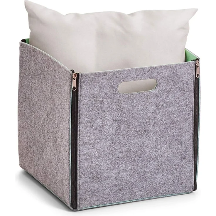 HTI-Living Aufbewahrungsbox Aufbewahrungskorb Filz (1 St, 1 Korb), Regalbox Regalkorb – Bild 3