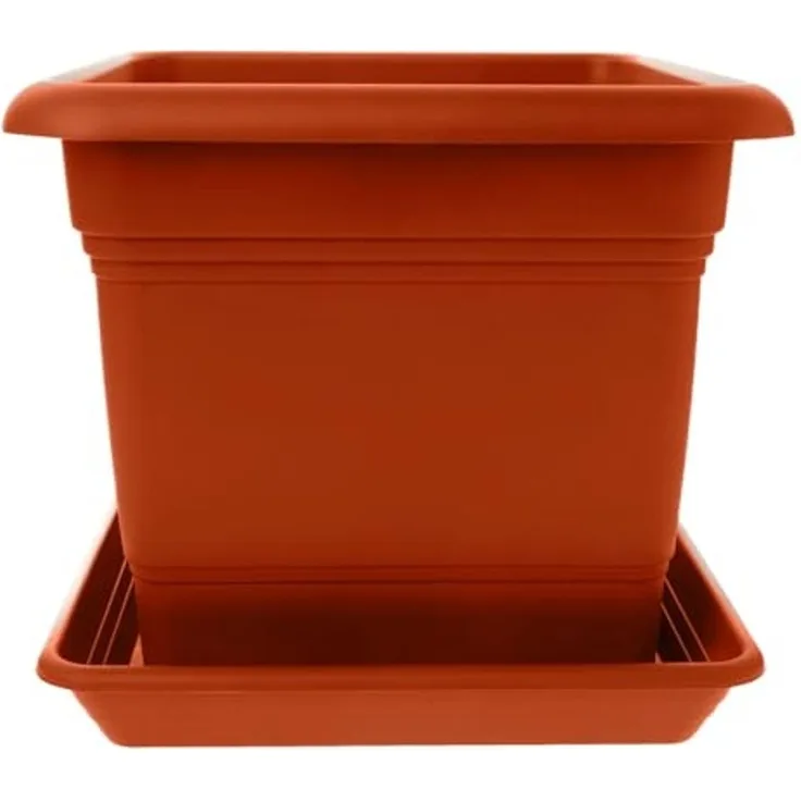 Centi Pflanzkübel Blumentopf groß terracotta für Außen XXL (1er-Set)