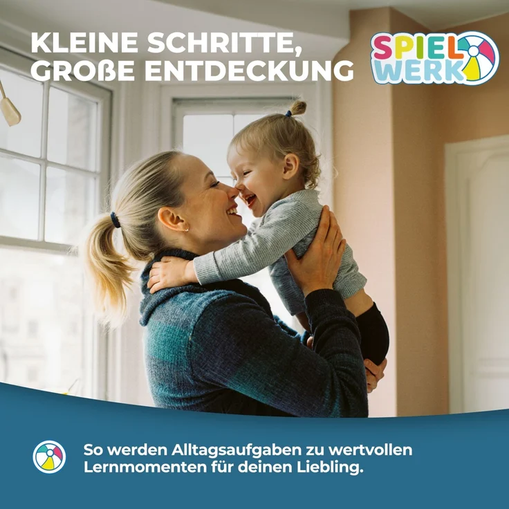 Spielwerk 'Lernturm Kinder', ab 2 Jahren, mit Tafel, Kiefernholz, Weiß, 93 x 49 x 51 cm – Bild 5