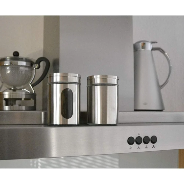 Jean Products Gewürzstreuer Aluminium Gewürzstreuer aus Glas mit verstellbarer Öffnung Ø5 x 8,5 cm, (1-tlg), modernes Design – Bild 3