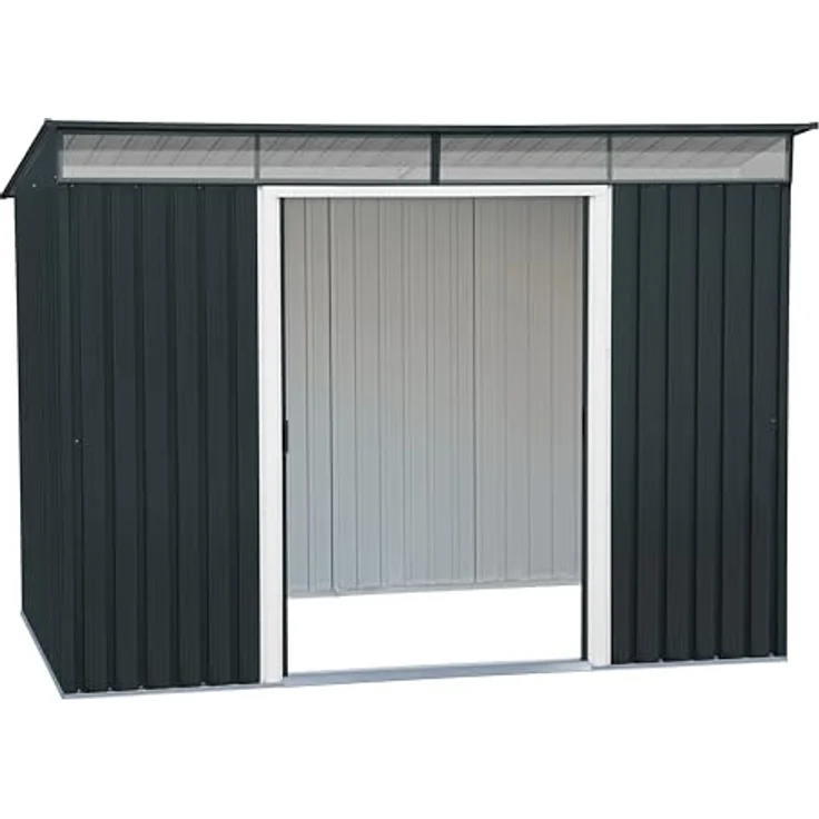 Duramax Metallgerätehaus Pent Roof Skylight 8 x 6 263,5 x 184,5 x 202 cm – Bild 8