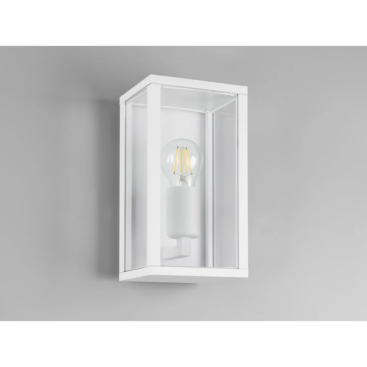 Trio Leuchten Außen Wandleuchte Garonne 201860131, Aluminium Druckguss weiß matt, Glas, exkl. 1x E27 – Bild 8