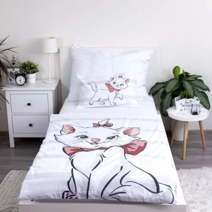 Aristocats Cat Marie Baby Bettwäsche Set 100x135 cm 100% Baumwolle – Bild 2