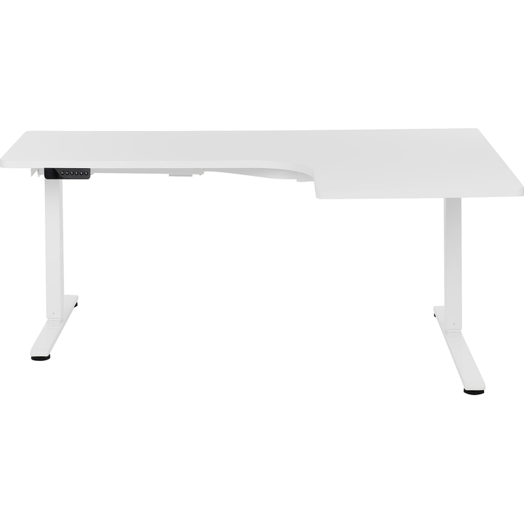 'Destines' Höhenverstellbarer Schreibtisch, Elektrisch Rechtsseitig, Weiß, 160 x (59/109) x (60-125) cm – Bild 4
