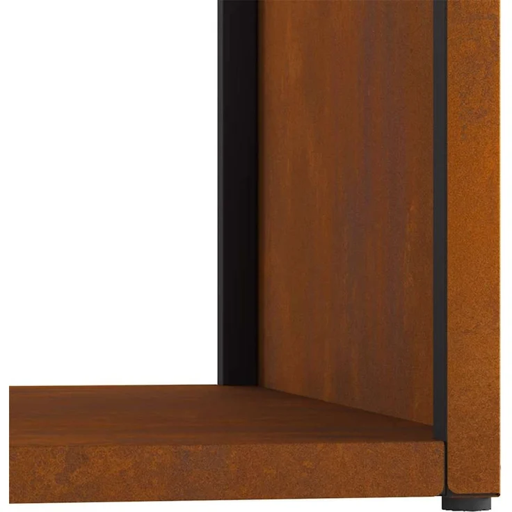 vidaXL Brennholzregal 40x40x40 cm Wetterfester Stahl 864242 – Bild 10