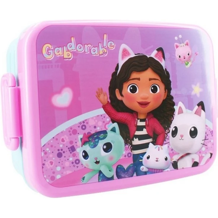Gabby's Dollhouse Lunchbox Frühstücksbox Brotdose für Kinder ideal für Schule – Bild 3