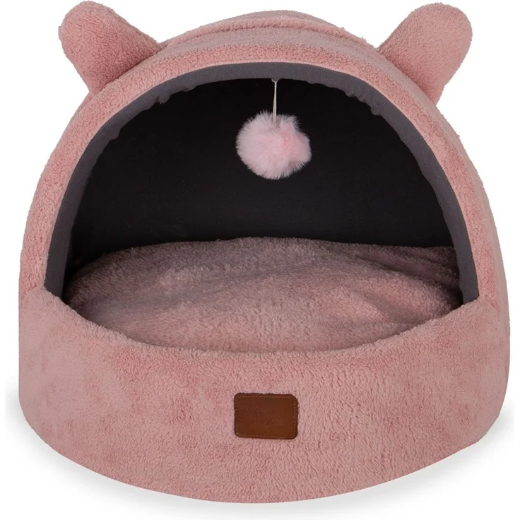 Paws & Whiskers 'Tom Cat - Pink' Haustierbett, Rosa, 50 x 40 x 35 cm – Bild 2