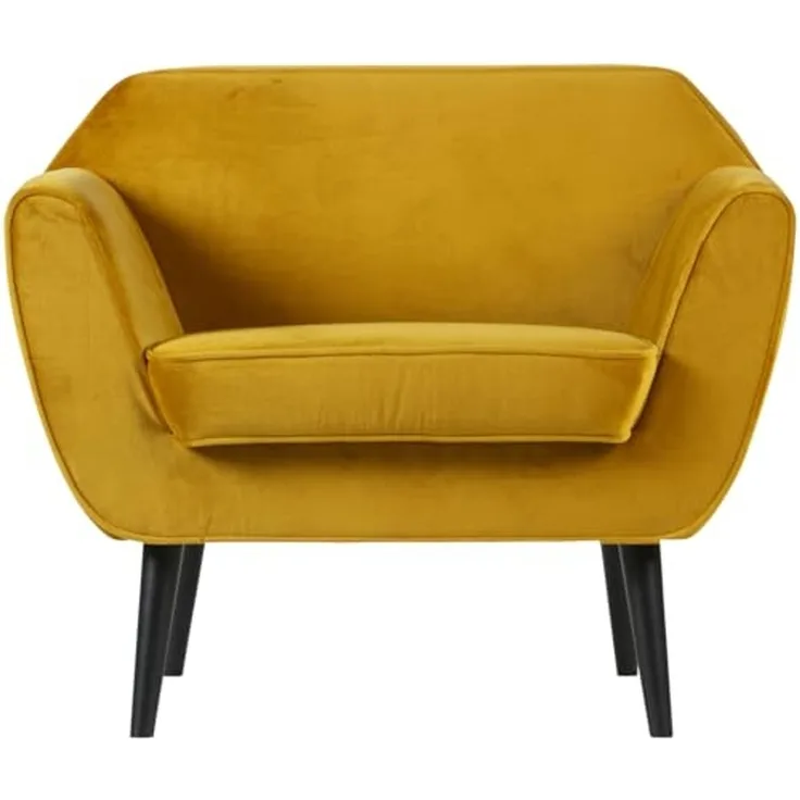 Sessel Rocco Samt, Gelb