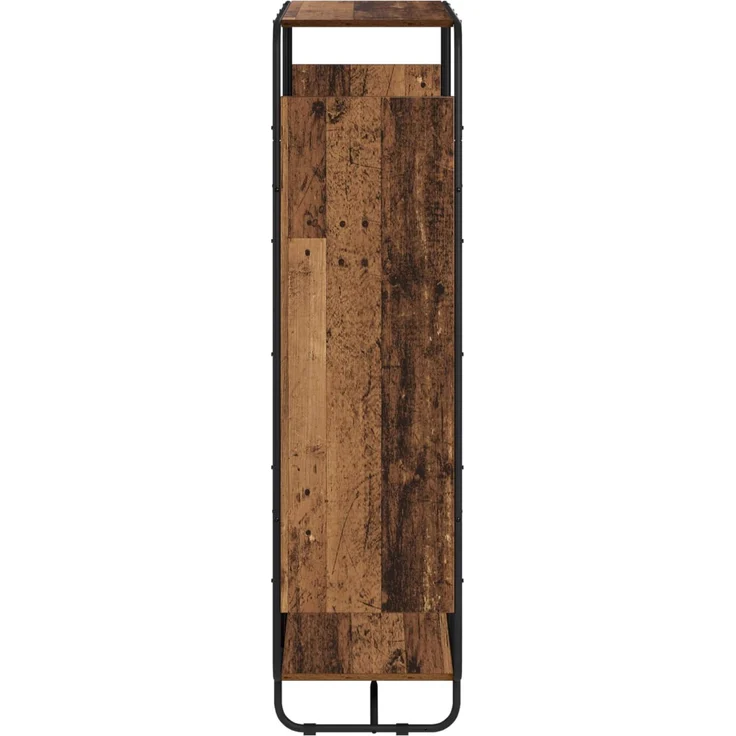vidaXL Highboard Eichenholz 93.5 x 37.5 x 144 cm Holzwerkstoff 8007952 – Bild 3