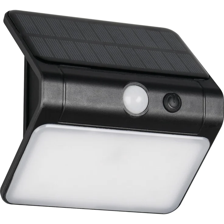 Solar Wandleuchte OLINDA außen mit Bewegungsmelder, Breite 12cm – Bild 1