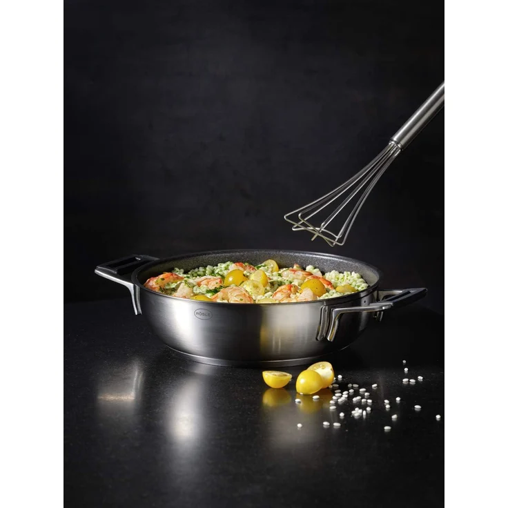 Rösle 'Silence Pro' Servierpfanne, Edelstahl grau, Ø 24 cm – Bild 2