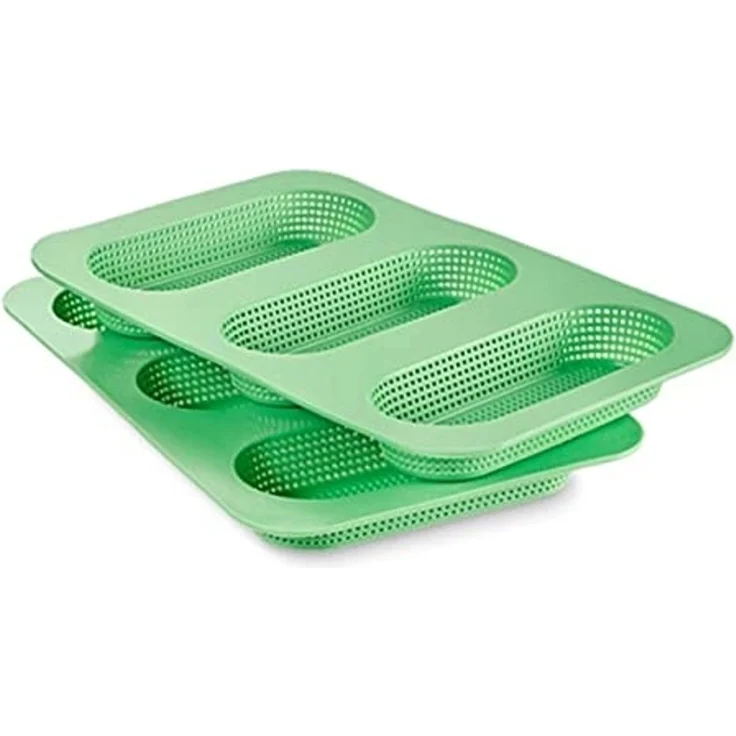 Betty Bossi Brotbackform Backform Mini-Baguettes, (2-tlg), Silikon – Bild 1
