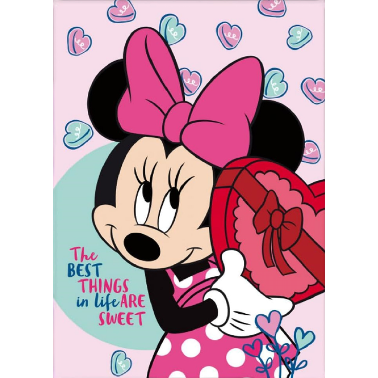 Minnie Mouse Fleecedecke Schmusedecke Kuscheldecke 100 x 140 cm