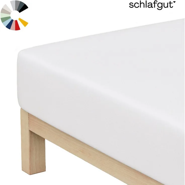 Schlafgut Mako Jersey Spannbetttuch Spannbettlaken 90x200 100x200