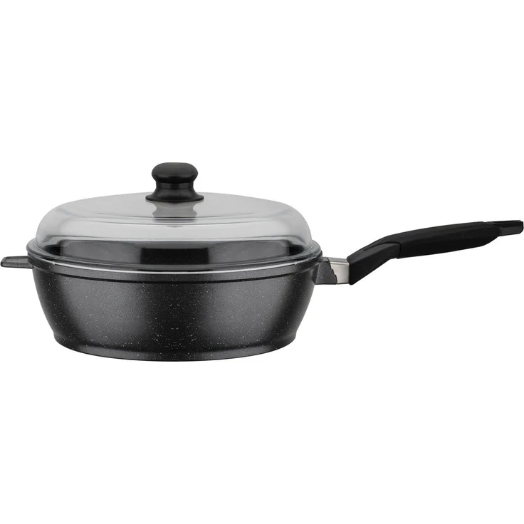 GSW Schmorpfanne Titanium Granit, Aluminiumguss (1-tlg), Induktion – Bild 1