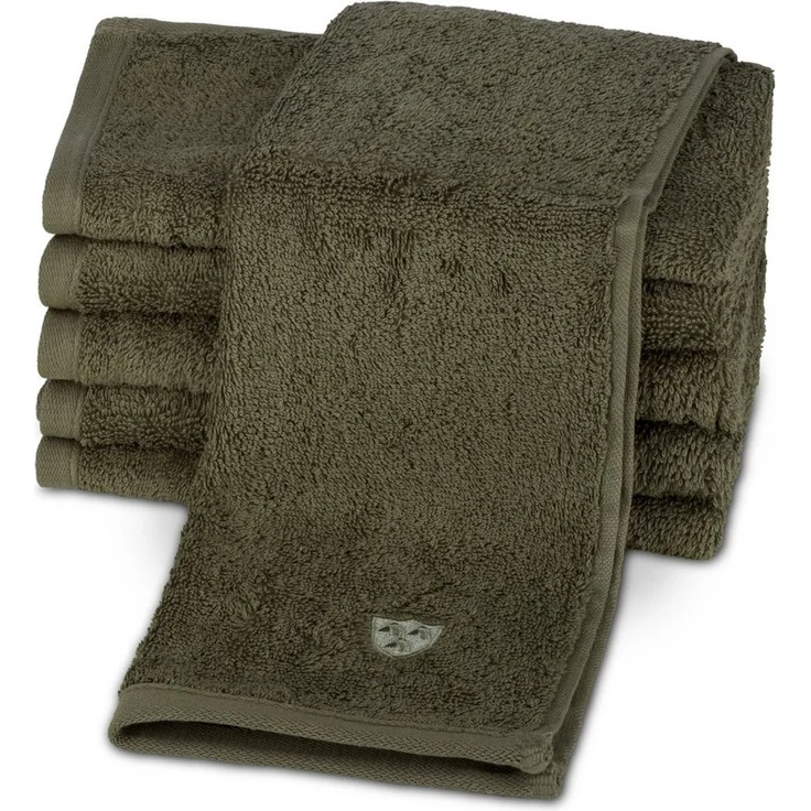 ROSS Gästehandtücher Vita 4004, Frottier (6-St), Bestickung ROSS-Emblem – Bild 1