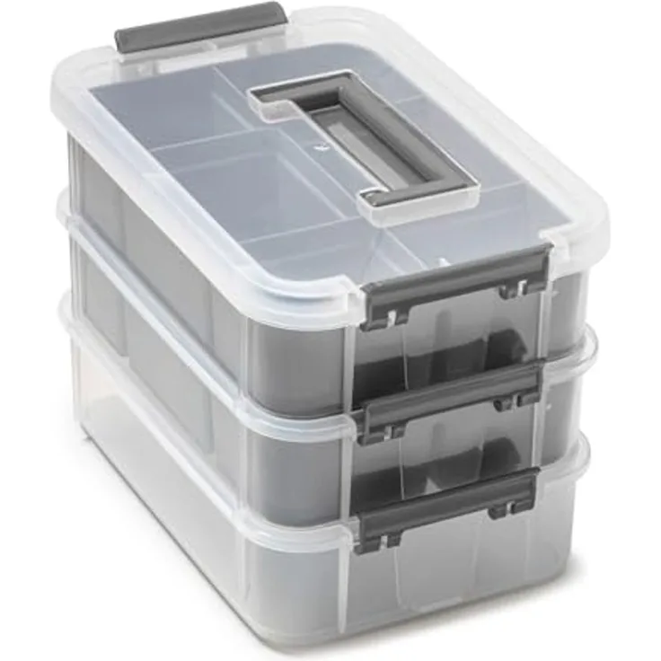Betty Bossi Aufbewahrungsbox für Medikamente Organizer Kunsstoff Größen M und L (1 St)