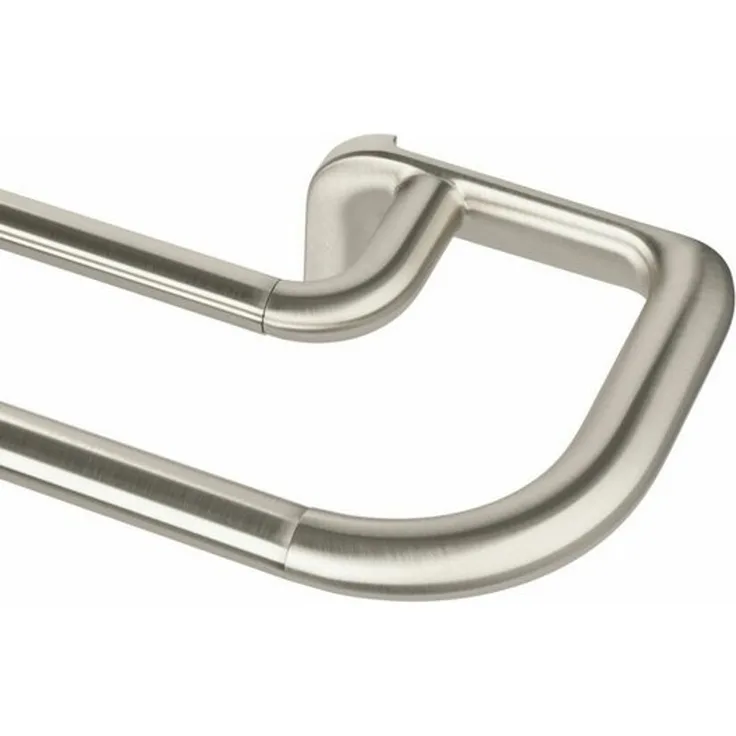 Umbra Gardinenstange Twilight Nickel Matt, 76-213 cm, Stahl, Aluminium