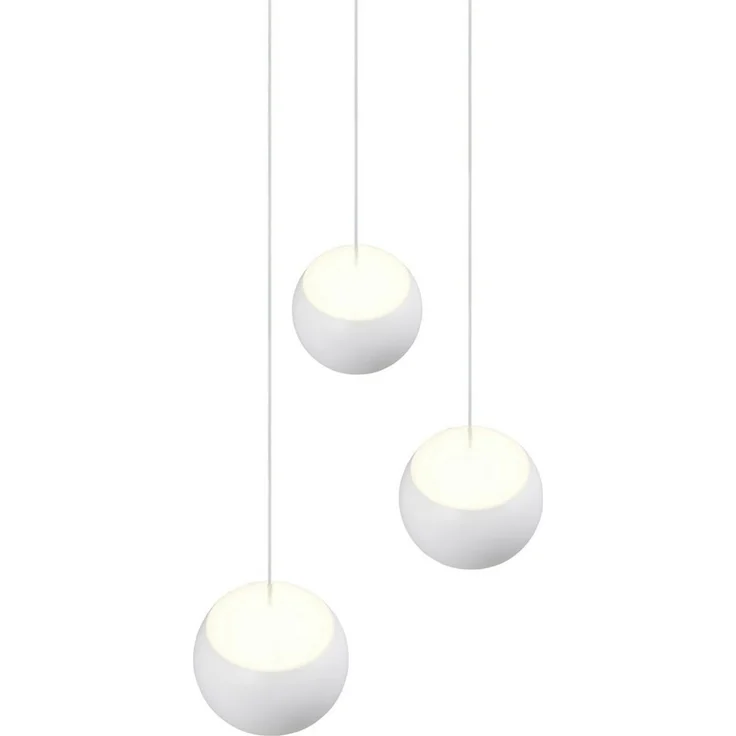 Musterring LED Pendelleuchte CANNON, 3-flammige LED Hängelampe 5W 500Lumen 2300-4000K CCT, CCT - über Fernbedienung, Dimmfunktion, Memoryfunktion, Nachtlichtfunktion, LED fest integriert, Farbwechsler, warmweiß - kaltweiß, mit Fernbedienung, stufenlos ... – Bild 4