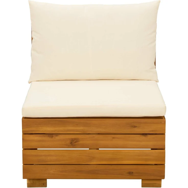 vidaXL Garten-Lounge-Set 2 stk. 2-Sitzer Massivholz Akazie 42022432 – Bild 6