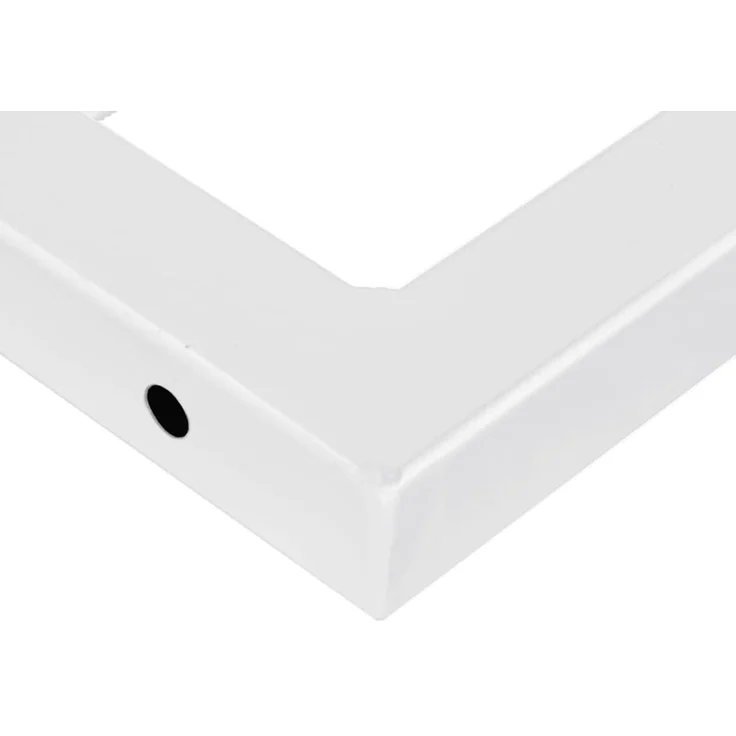 vidaXL Waschbeckenregal Wandmontage Stahl und Akazienholz 3302724 – Bild 9