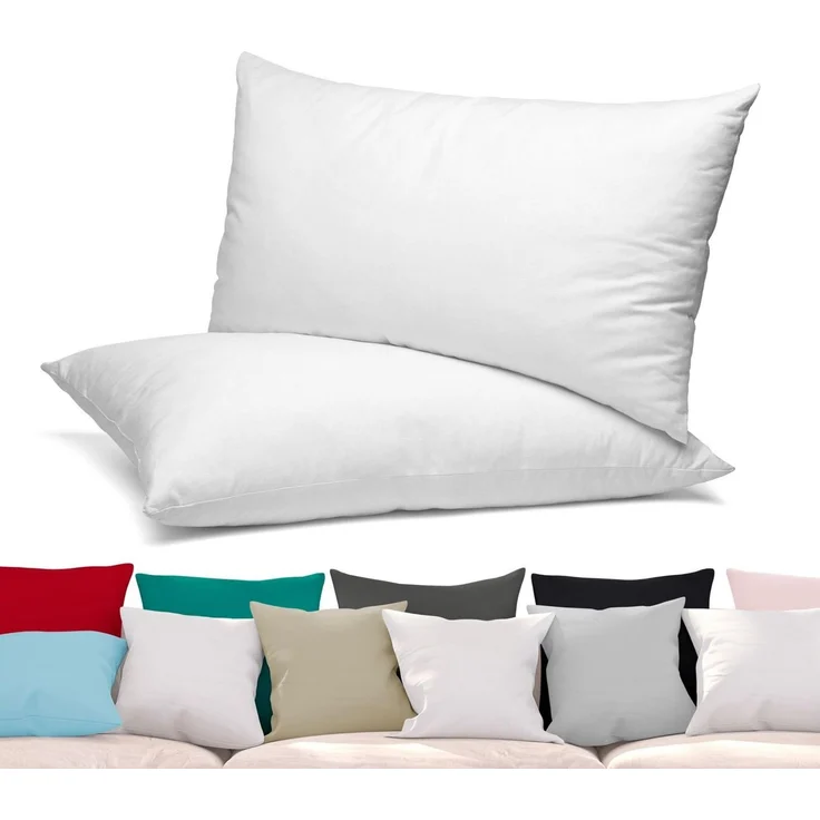 Beautex Kissenhüllen 2er Set Kissenbezug, Kissenhülle aus Baumwolle, Premium Jersey 160g/m², (2 Stück) – Bild 1