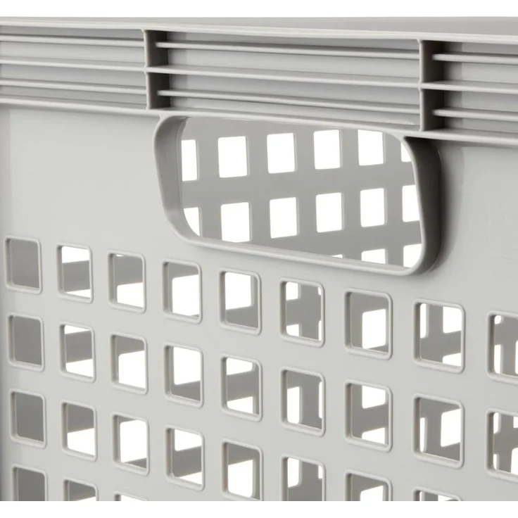 keeeper Transportkorb-Set 3-teilig, Stapelbar, Polypropylen, 3x64 l, Robert, Hellgrau – Bild 6