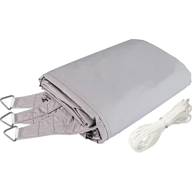 Windhager Sonnensegel Cannes 5x5x5m cream Sonnenschutz UV-Schutz 50+ Sonnendach – Bild 2