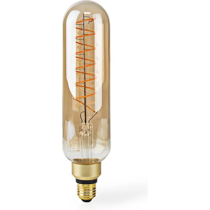 LED-Filament-Lampe E27 | T65 | 8.5 W | 600 lm | 2000 K | Dimmbar | Mit Gold Finish | Retro Style | 1 Stück – Bild 1