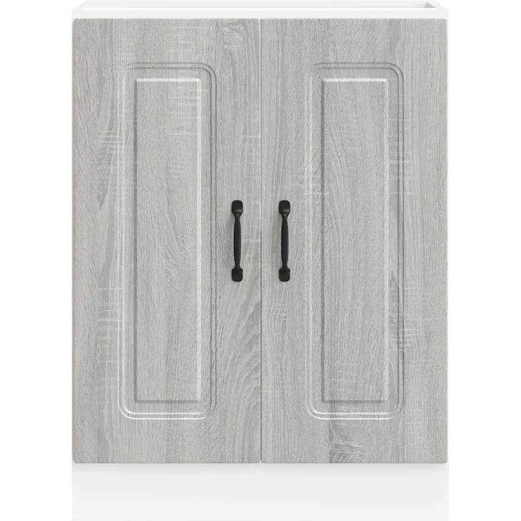 vidaXL Spülenunterschrank Kalmar Grau Sonoma 60x46x81,5 cm 853443 – Bild 3