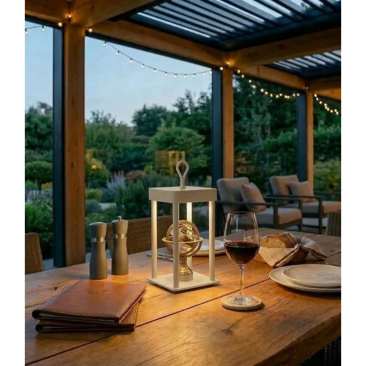 Coen Bakker Deco BV LED Außen-Tischleuchte Touch Tischlampe dimmbar mit Akku, In-/Outdoor, Touch-Funktion, LED fest verbaut, Kaltweiß, Warmweiß, Tageslichtweiß – Bild 4