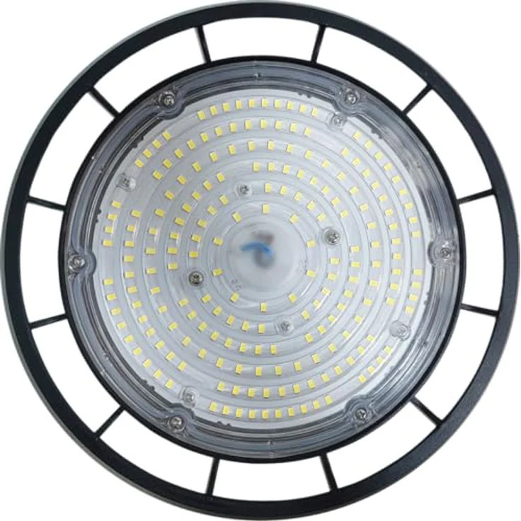 Berger & Schröter LED Strahler UFO High Bay Light 120 W, dimmbar, 19200 Lumen, 6500 K Weißlicht, IP66, energieeffizienzklasse B – Bild 2