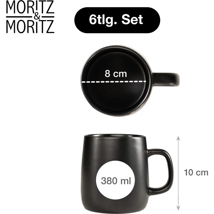 Moritz & Moritz VIDA Kaffeebecher 6er – Bild 2
