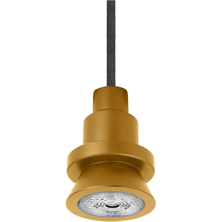 Osram Vintage Edition 1906 Pendulum, gold, GU10 - Fassung, Deckenleuchte, flexibles Zugseilsystem, P20, inklusive Leuchtmittel, Aluminiumgehaeuse
