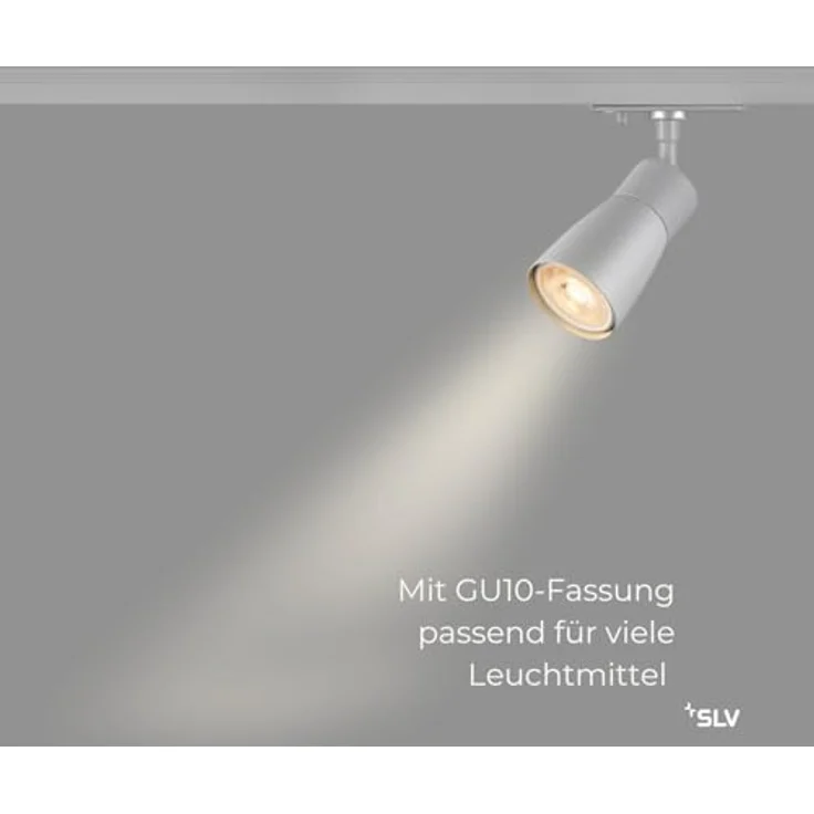 SLV PURI 2.0 Dome, 1~ Spot, GU10, 1x max. 6W, grau - Leuchten mit 1 Phasen Adapter – Bild 4