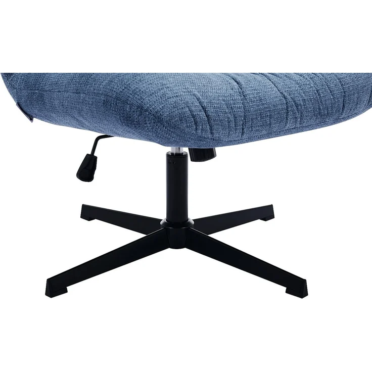Vente-unique - SELENDO - Sessel mit gerader Rückenlehne - Metall - Blau - 68 x 77 x 104 cm – Bild 7