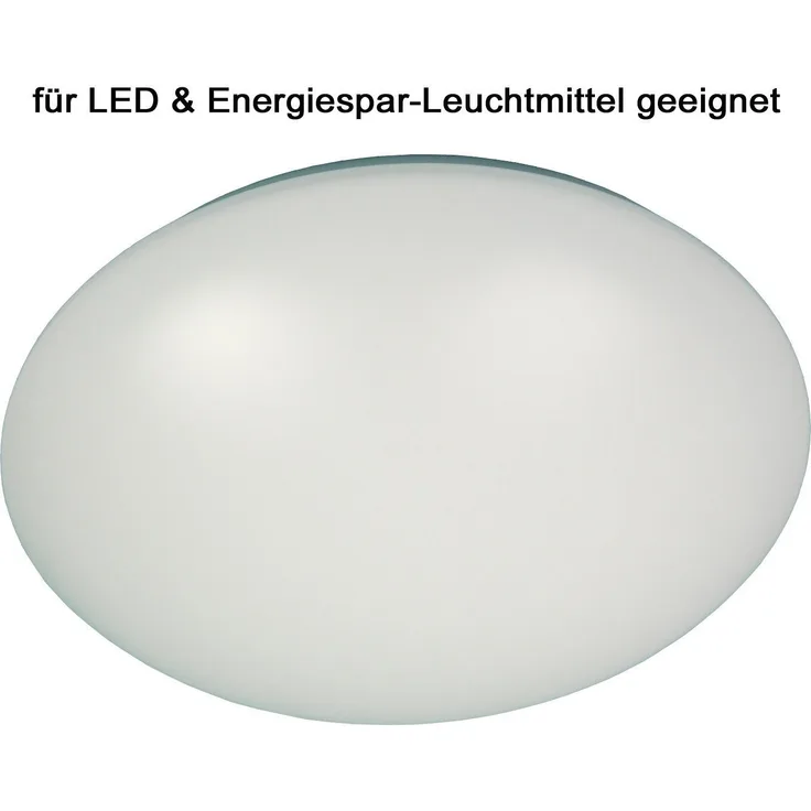 Kunststoffleuchte, 2 x E27/15W, Ø 390, Metall/Kunststoff weiß 2 x E27/15W Ø 390, H 85