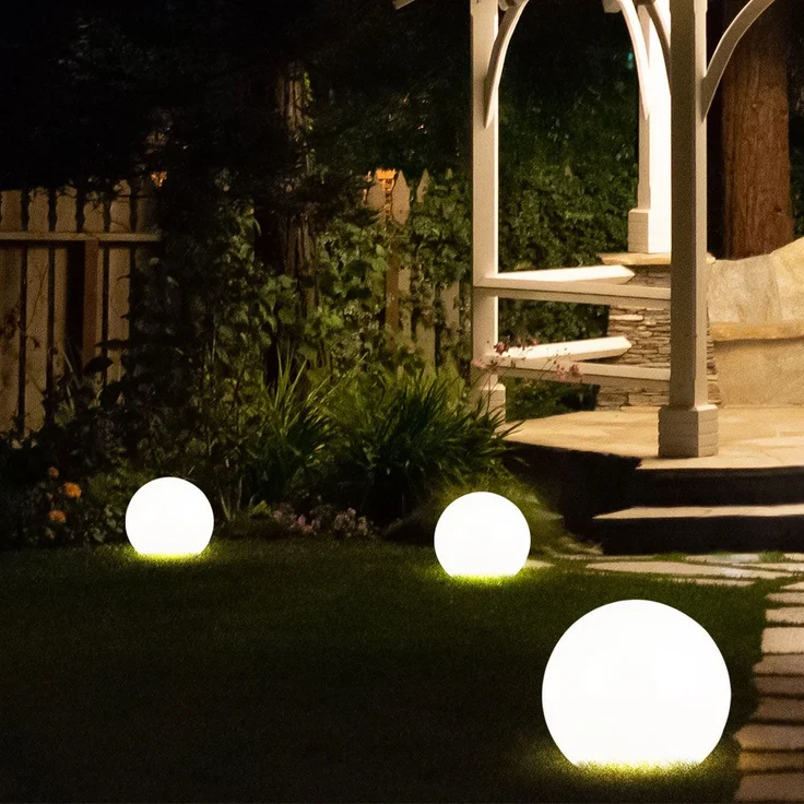 3er Set Solar - LED Außenbeleuchtung für Ihren Garten – Bild 2