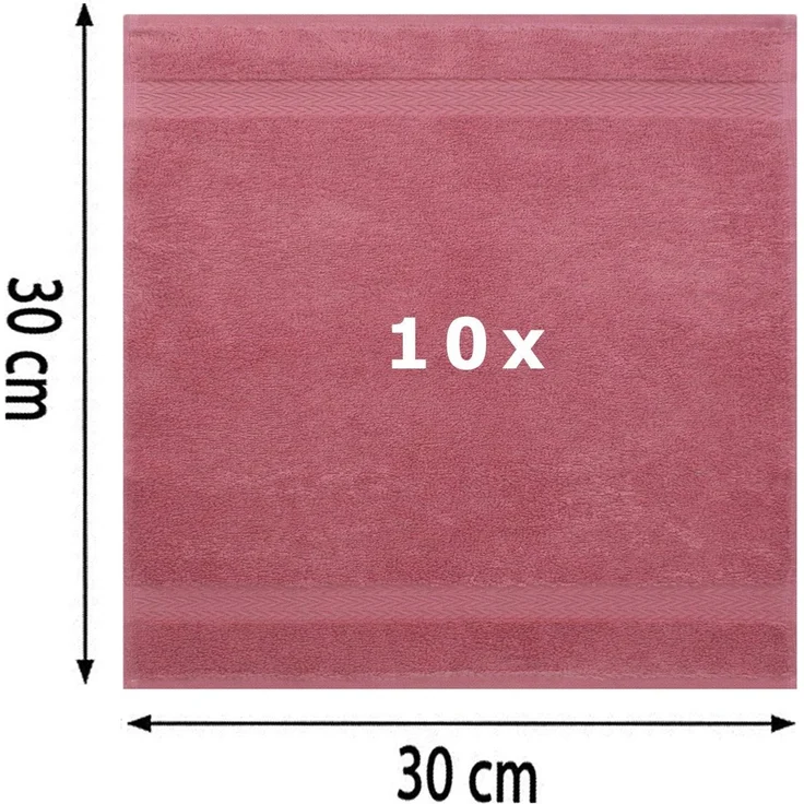 Betz Seiftuch 10 Stück Premium Seiflappen-Set 30x30 cm, (Set, 10-St)