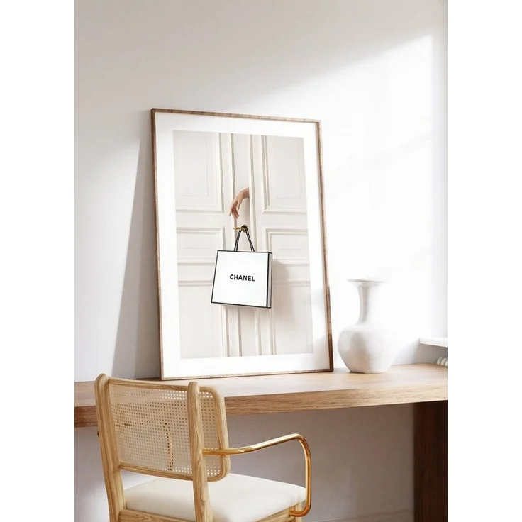 JUSTGOODMOOD Poster Premium ® Chanel Shopping Bag Poster · ohne Rahmen, Poster in verschiedenen Größen verfügbar – Bild 4