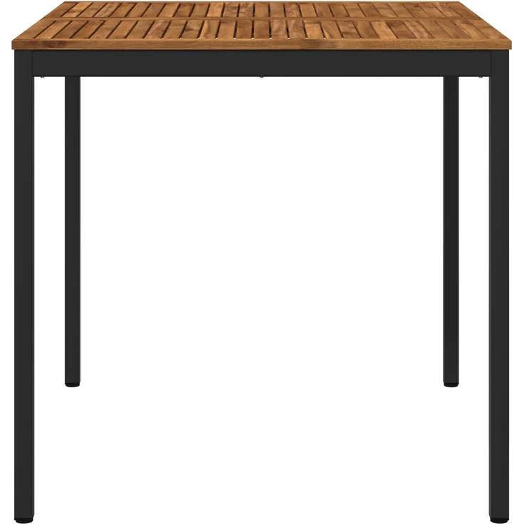 vidaXL Gartenbar-Tisch NAARDEN Natürlich und Schwarz 901343 – Bild 3