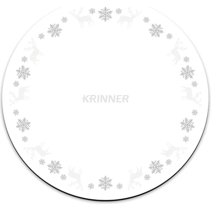 Krinner Weihnachtsbaumunterlage Ø 60 cm weiß – Bild 4