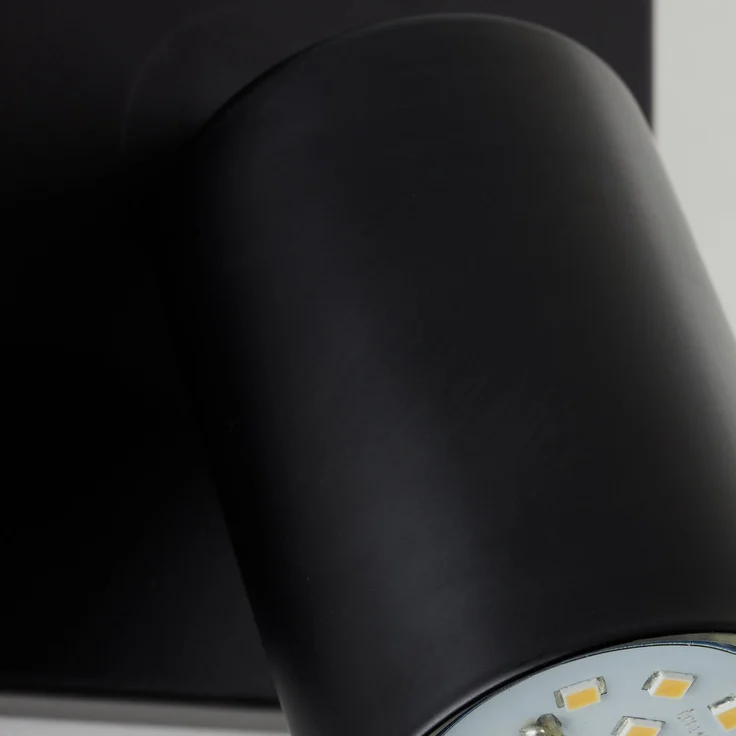 Brilliant Deckenstrahler Jello G99727/76 Wohnzimmer, Schlafzimmer Metall Indoor Decke schwarz - LED wechselbar – Bild 7