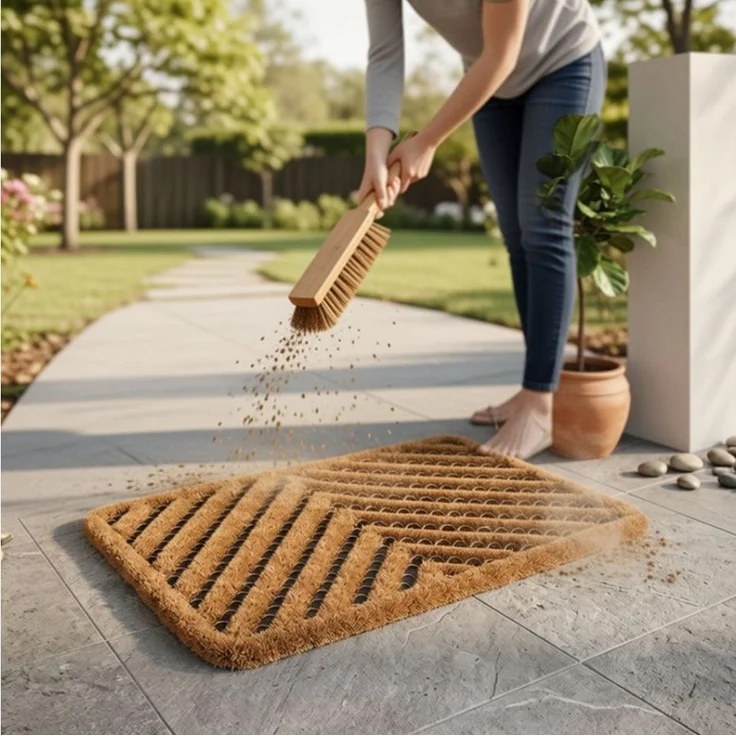 Waidmeister Fußmatte Fußmatte Kokos Außen 40x60 cm – Wetterfeste Schmutzfangmatte – Bild 3