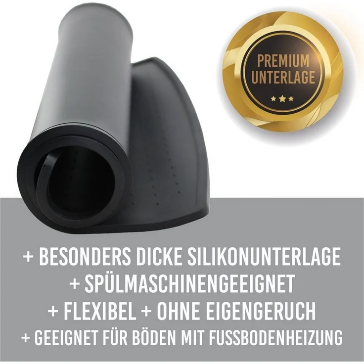 KaraLuna Futternapf Napfunterlage aus Silikon I Futtermatte Hundenapf Unterlage Katzennapf, Silikon-Napfunterlage