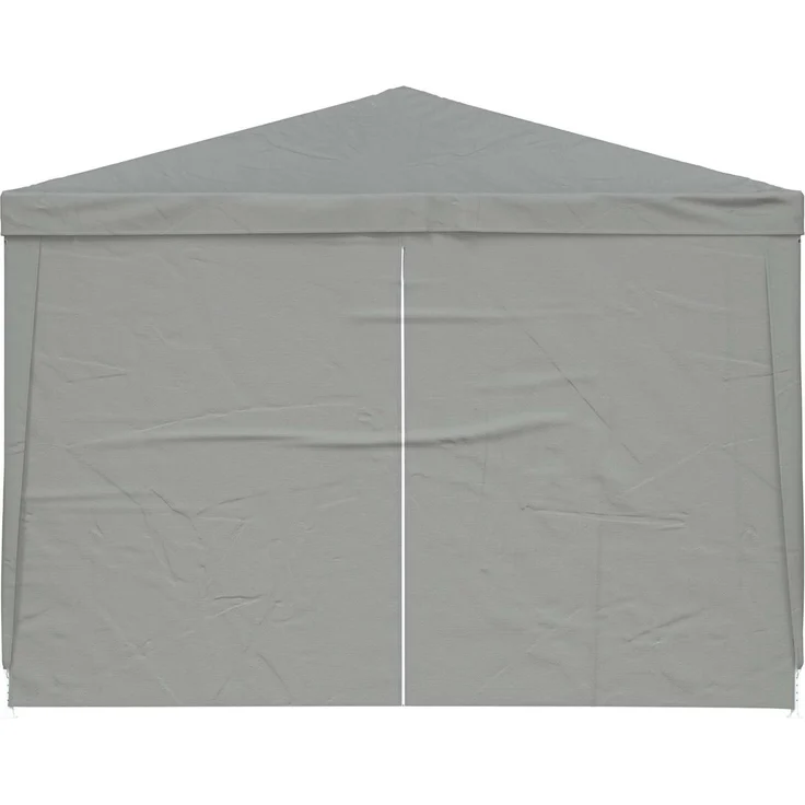 vidaXL Party-Zelt 300 x 300 x 255 cm Hellgrau PE und Stahl 42032999 – Bild 3