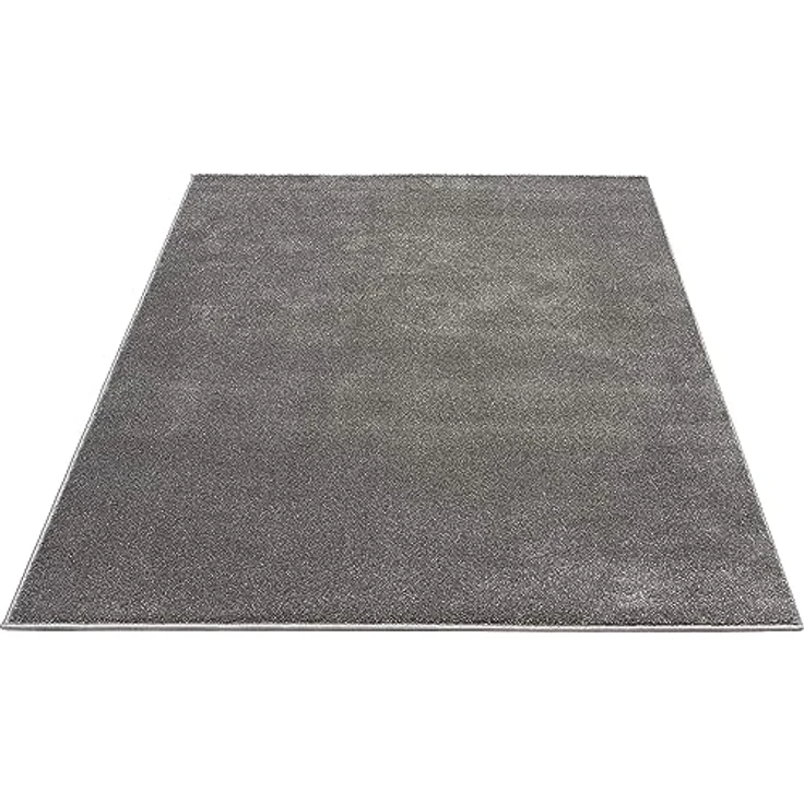 Mia's Teppiche Emely Moderner Weicher Kurzflor (17 mm) Wohnzimmer Teppich - Anthrazit - 60x110 cm – Bild 4